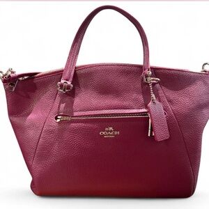 Coach Women's Pink Leather Tote Bag RARE Y2K no duster